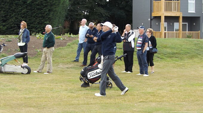 Olly Hayward on the 18th