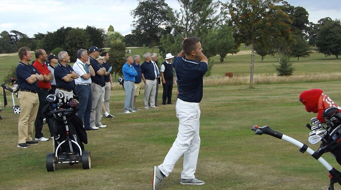 Ross Skidmore on the 18th